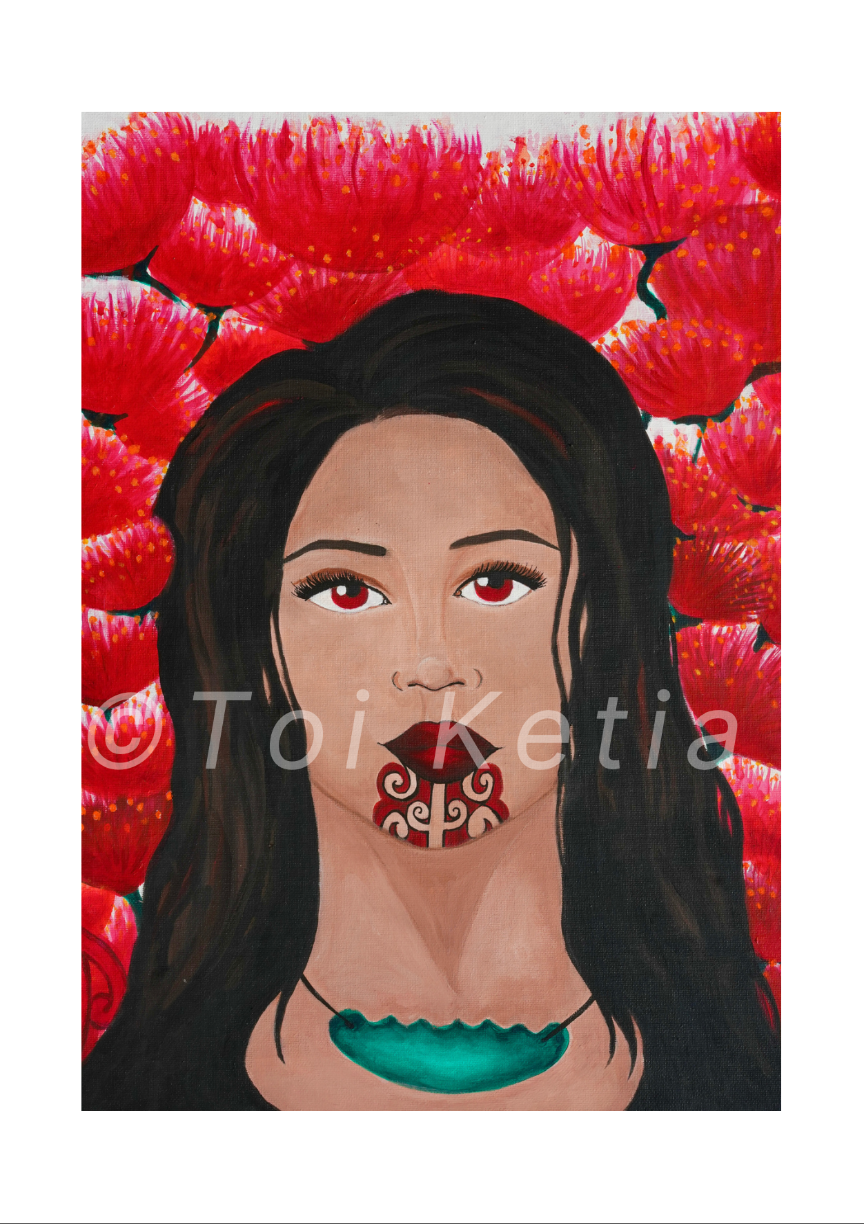 LIMITED EDITION prints of Pōhutukawa